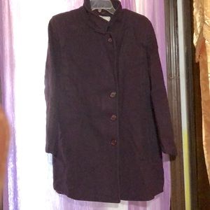 Plum color warm coat